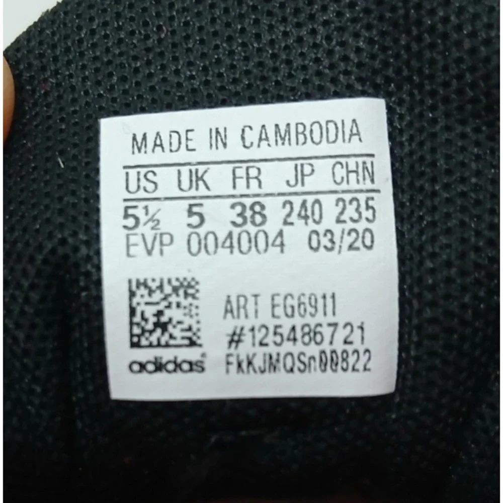 Adidas Kids' Rapida Run Elite‎ J Running Casual Shoes EG6911 Black Gray Sz 5.5